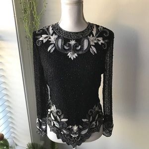 Vintage beaded top